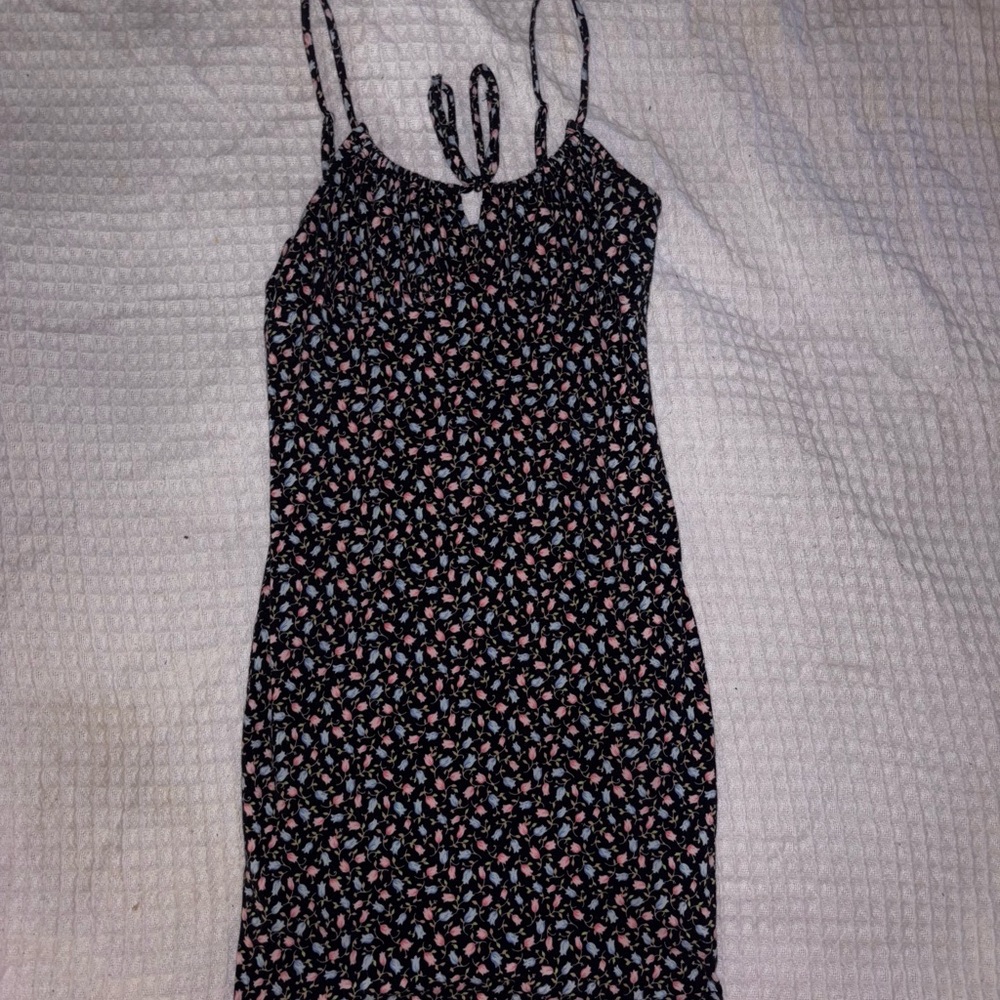 Floral Spaghetti Strap Dress